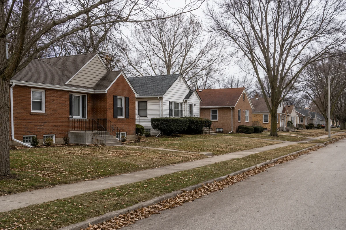 An established Grand Rapids-area residential street
